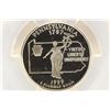Image 1 : 1999-S SILVER PENNSYLVANIA QUARTER PCGS PR69 DCAM