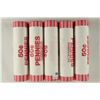 Image 1 : 5-50 CENT ROLLS OF 2009-D PRESIDENCY LINCOLN CENTS