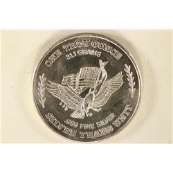 1 TROY OZ .999 FINE SILVER ROUND US ASSAY OFFICE