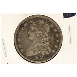 1835 CAPPED BUST QUARTER (FINE)