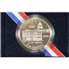 Image 1 : 2001 US CAPITOL VISITORS CENTER UNC SILVER DOLLAR