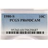Image 3 : 1980-S ROOSEVELT DIME PCGS PR69 DCAM