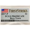 Image 3 : 2017-P BOYS TOWN COMMEMORATIVE SILVER DOLLAR