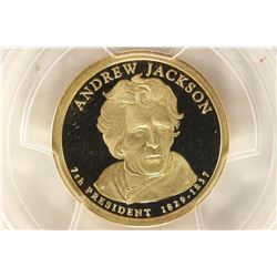 2008-S ANDREW JACKSON PRESIDENTIAL DOLLAR PCGS