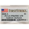 Image 3 : 2008-S ANDREW JACKSON PRESIDENTIAL DOLLAR PCGS