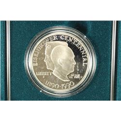 1990 EISENHOWER CENTENNIAL PROOF SILVER DOLLAR