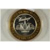 Image 1 : CASINO $10 SILVER TOKEN (UNC) FLAMINGO HILTON