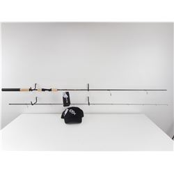 RAPALA FISHING ROD AND HAT