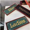 Image 2 : EMPLOYEES ONLY, LADIES AND MENS SIGNS