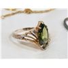 Image 2 : 2 STERLING RINGS SIZE 7 & 8.5 AND GOLD FILLED EARRINGS