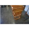 Image 2 : MAPLE KITCHEN CART BUTCHER BLOCK TOP