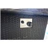 Image 8 : BRAND NEW RATTAN AND GLASS TOP FIRE TABLE 55,000 BTU, CSA APPROVED - RETAIL $999