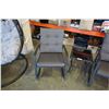 Image 8 : BRAND NEW 3 PIECE STEEL WICKER ROCKING CHAIR SET W/ GLASS TOP END TABLE - RETAIL $699