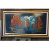 Image 1 : 3FT BY 5FT OIL ON BOARD TALL SHIP PAINTING