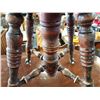 Image 8 : VINTAGE GLASS BALL AND CLAW FOOT ADJUSTABLE STOOL