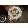 Image 2 : VINTAGE BEAD FILLED DRUM HAND TAMBOURINE