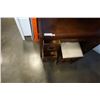 Image 2 : ANTIQUE VANITY DRESSER W/ MIRROR AND BENCH
