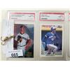 Image 2 : LOT OF HARD CASED GRADED BASEBALL AND FOOTBALL ROOKIE CARDS