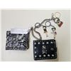 Image 1 : BETTY BOOP KEY CHAINS AND STUDDED SNAKE SKIN LOOK WALLET