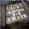 Image 2 : BEAM AMMO CRATE W/ HALLOWEEN DECOR 40 X 22 X 13 INCH CRATE