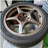 Image 2 : SET OF 4 16 INCH 6 BOLT RIMS AND 4 YOKOHAMA 205/45 R16 TIRES
