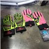 Image 1 : 3 NEW PAIRS RAZORBACK XL GLOVES