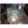 Image 2 : GLASS MIRROR DOOR DISPLAY CASE AND STAINLESS STEEL SHELF