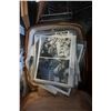 Image 8 : METAL STORAGE TRUNK W/ CONTENTS AND STAMPS ON TOP