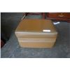Image 1 : LEATHER STORAGE OTTOMAN