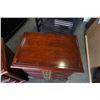 Image 2 : PAIR OF 2 DRAWER NIGHTSTANDS AND QUEEN SIZE HEADBOARD