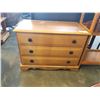 Image 2 : SOLID WOOD DOVETAIL THREE DRAWER DRESSER