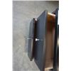 Image 2 : 2 DRAWER BLACK NIGHTSTAND