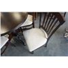 Image 2 : ROUND DROP LEAF DINING TABLE W/ 4 CHAIRS