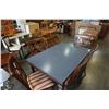 Image 1 : MODERN PAINTED DINING TABLE W/ 6 CHAIRS