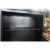 Image 2 : OVER 6FT BLACK IKEA BOOK SHELF