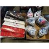 Image 1 : LOT OF MCDONALDS HOCKEY COLLECTIBLES, TEAM CANADA MINI JERSEYS, AND GOALIE MASK DECORATIONS