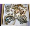 Image 2 : 2 TRAYS OF SILVER TONE AND RHINESTONE JEWELLERY