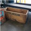 Image 2 : VINTAGE APPLE CRATE AND VINTAGE ENCYCLOPEDIA CRATE