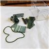 Image 1 : BC JADE CARVINGS, PIECES, AND NECKLACE
