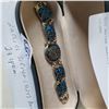 Image 2 : 925 MAYAN BRACELET AND RING W/ STONE
