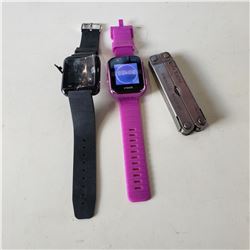 2 SMART WATCHES AND MULTITOOL