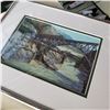 Image 2 : 2 MAX JACQUIARD TRAIN PRINTS AND SIGNED HOUSE ETCHING