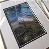 Image 3 : 2 MAX JACQUIARD TRAIN PRINTS AND SIGNED HOUSE ETCHING