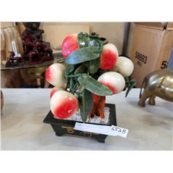 VINTAGE PEACH JADE TREE