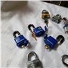 Image 2 : 12 MASTER LOCKS W/ KEYS 1 BRINKS NO KEY
