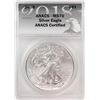 Image 1 : 2018 $1 American Silver Eagle Coin ANACS MS70