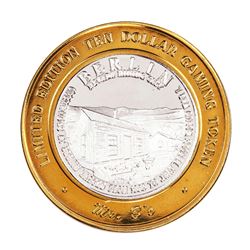 .999 Silver Mr. B's Casino Mill City, NV $10 Casino Limited Edition Gaming Token