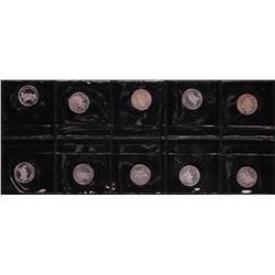 Lot of (10) Disney Mickey & Minnie Mouse 1/20 oz. .999 Fine Silver Coin Rounds