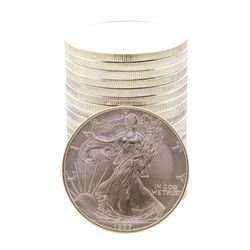 Roll of (20) Brilliant Uncirculated 1997 $1 American Silver Eagle Coins