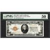 Image 1 : 1928 $20 Gold Certificate Note Fr.2402 PMG About Uncirculated 50